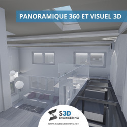Visite virtuelle pour visualiser le bâtiment lors d'une rénovation ou d'une réhabilitation  