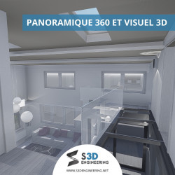 Visite virtuelle pour visualiser le bâtiment lors d'une rénovation ou d'une réhabilitation